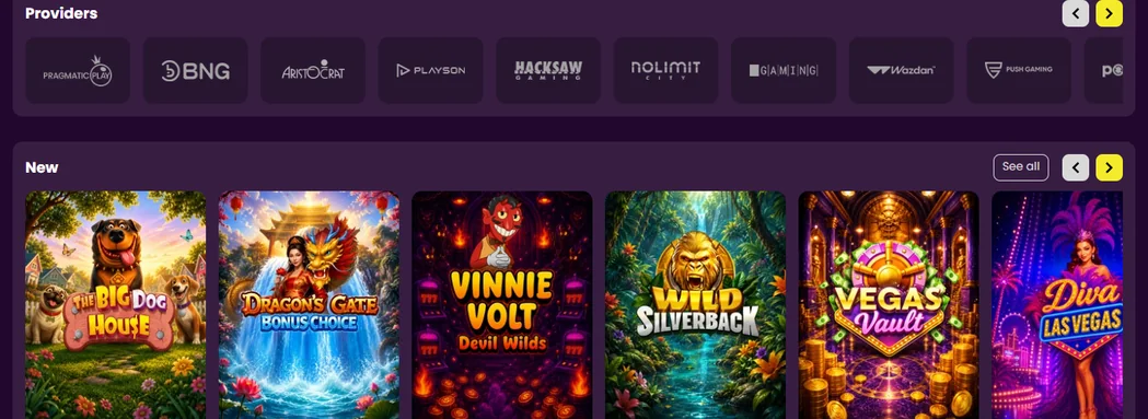 Play popular slots Betzillo